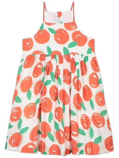 Kids Apple Pattern One Piece White 602786 SQK83 H901 - STELLA MCCARTNEY - BALAAN 1