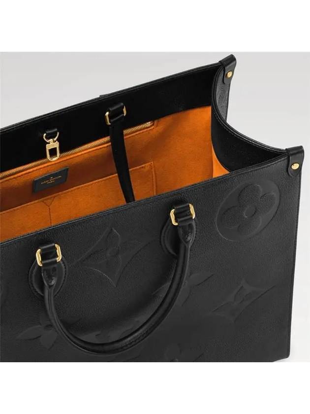 OnTheGo Monogram Empreinte Leather Tote Bag Black - LOUIS VUITTON - BALAAN 5