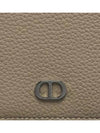 CD Icon Grained Calfskin Card Wallet Beige - DIOR - BALAAN 6