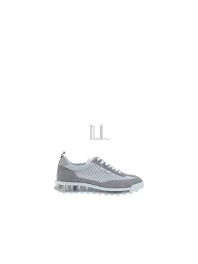 Tech Runner Panel Low Top Sneakers Grey - THOM BROWNE - BALAAN 2