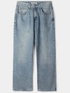 DPT 002 Damaged washed denim pants light blue - INDUST - BALAAN 3