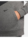 Men's Therma-Fit Pullover Fitness Hoodie Grey - NIKE - BALAAN 6