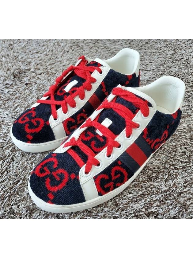 Ace GG diamond towel sneakers 225 - GUCCI - BALAAN 1