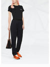 Denise Embroidered Short Sleeve T-shirt Black - A.P.C. - BALAAN 3