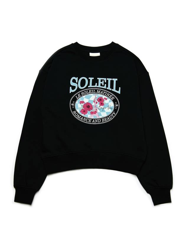 Brushed Options Soleil Vintage Eiffel Sweat Shirts BLACK - LE SOLEIL MATINEE - BALAAN 1