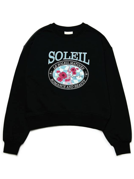 Brushed Options Soleil Vintage Eiffel Sweat Shirts BLACK - LE SOLEIL MATINEE - BALAAN 2