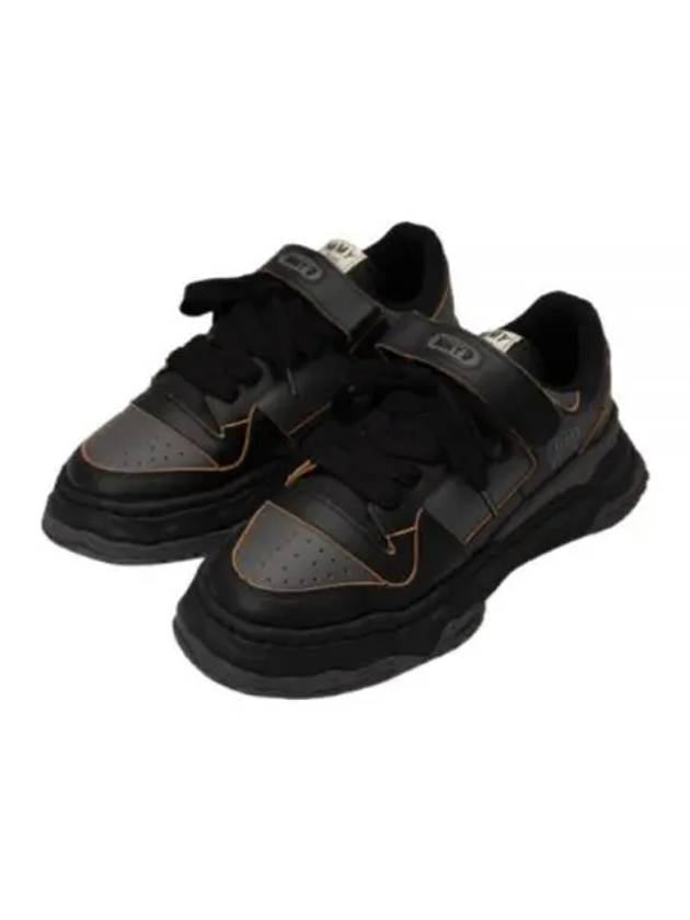 Keith OG Sole Leather Low-Top Sneakers Black Grey - MIHARA YASUHIRO - BALAAN 2