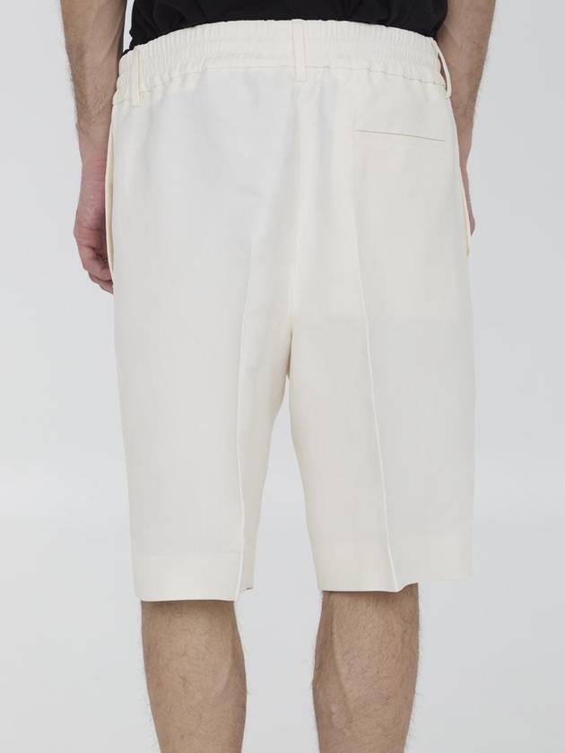 Tailored Canvas Shorts - BURBERRY - BALAAN 5