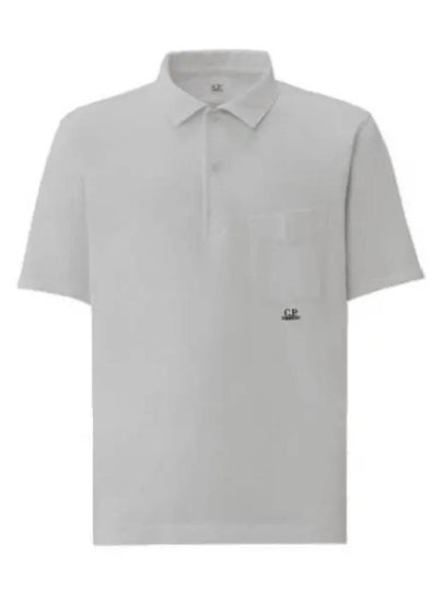 Pocket Polo Shirt Grey - CP COMPANY - BALAAN 2