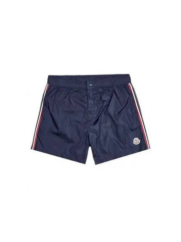 2C00021 53326 743 Logo Patch Swim Shorts 1221562 - MONCLER - BALAAN 1