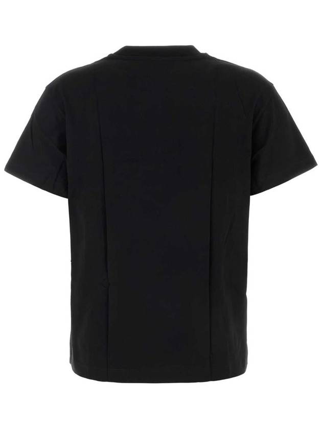 Logo Label Cotton 3 Pack Short Sleeve T-Shirt Black - JIL SANDER - BALAAN 3