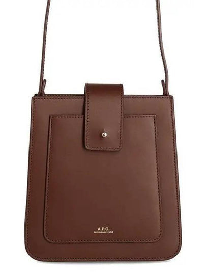 Alvine Shoulder Bag Nut Brown - A.P.C. - BALAAN 2