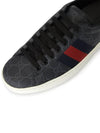 Ace GG Supreme Low Top Sneakers Black - GUCCI - BALAAN 8