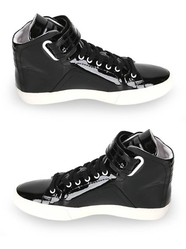 Men's High Top Sneakers 101 PAT BLACK - PIERRE HARDY - BALAAN 6