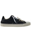 New Evolution Leather Low Top Sneakers Black - MAISON MARGIELA - BALAAN 3