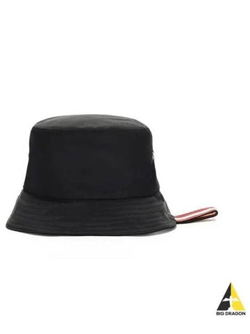 Stripe Tab Bucket Hat Black M8BA173F MHA00D - BALLY - BALAAN 1