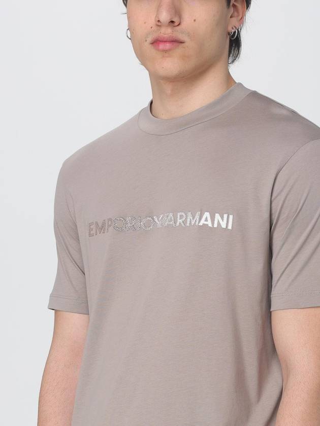 T-shirt Emporio Armani in cotone con logo - EMPORIO ARMANI - BALAAN 3