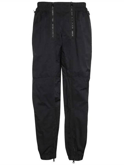 Zipper Detail Nylon Track Pants Black - BOTTEGA VENETA - BALAAN 2