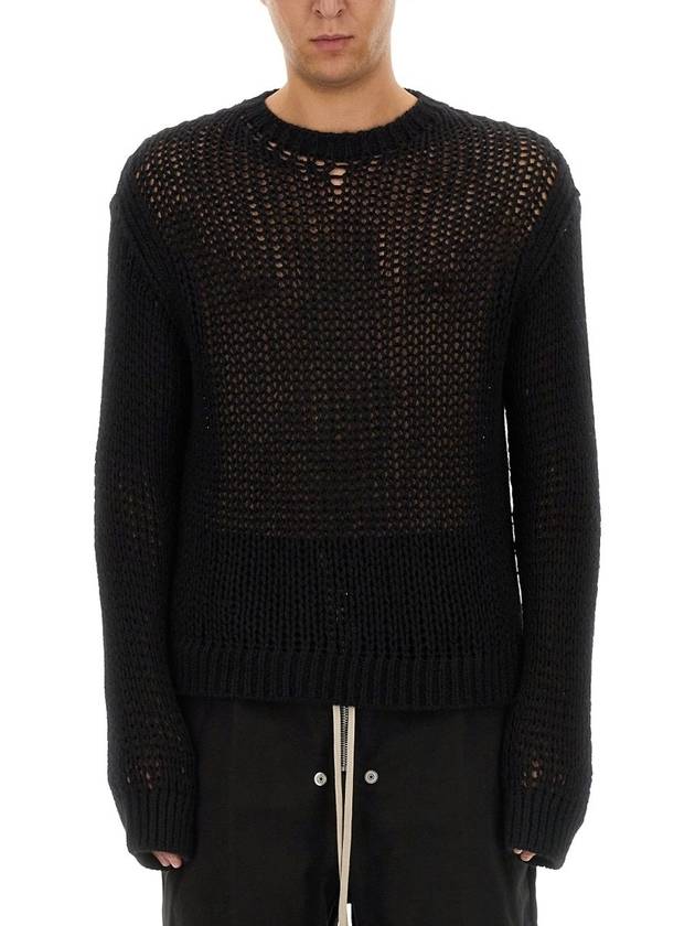 Rick Owens Black Wool Knitwear - RICK OWENS - BALAAN 1