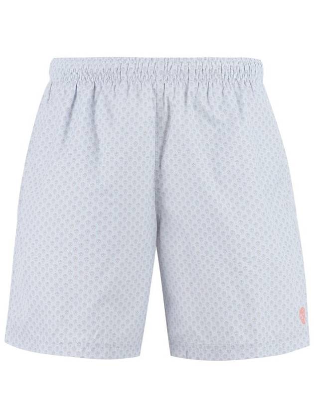 Dot Skull Swim Shorts Blue - ALEXANDER MCQUEEN - BALAAN 2