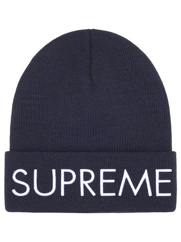 Capital Beanie Navy - SUPREME - BALAAN 1