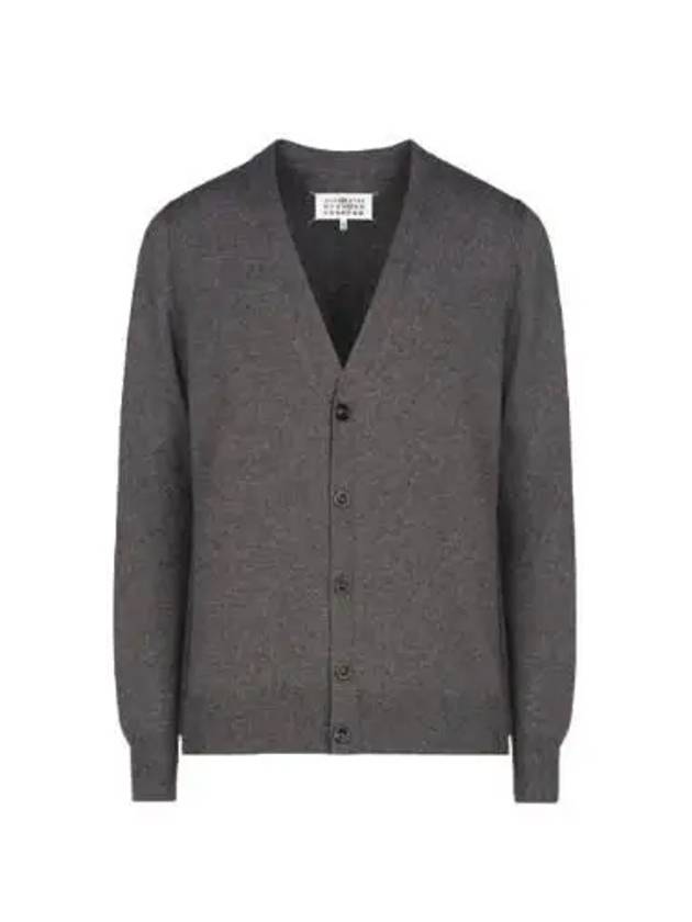 Cashmere Back Stitch Cardigan Grey - MAISON MARGIELA - BALAAN 2