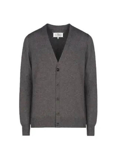 Cashmere Back Stitch Cardigan Grey - MAISON MARGIELA - BALAAN 2