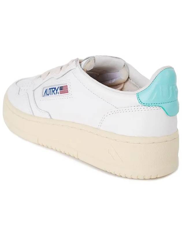 Medalist Mint Tab Low Top Sneakers White - AUTRY - BALAAN 3