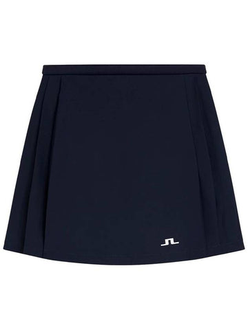 SS Women s Golf Sierra Pleated Skirt Navy - J.LINDEBERG - BALAAN 1