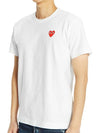 Play Red Heart Waffen Short Sleeve T-Shirt White P1 T108 2 - COMME DES GARCONS - BALAAN 3