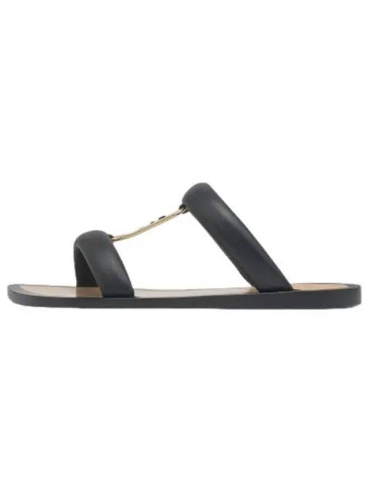 rock slide black slippers - FENDI - BALAAN 1