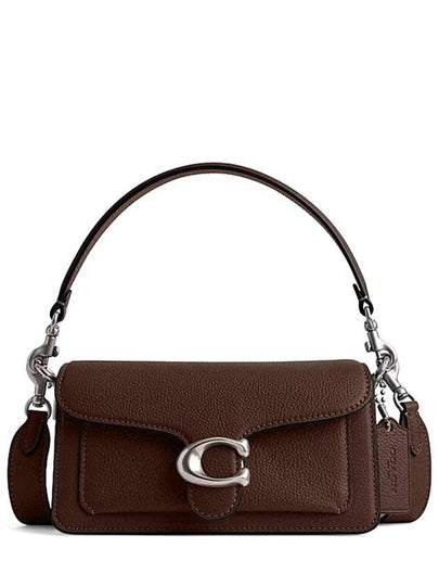 Tabby Logo Plaque Shoulder Bag Brown - COACH - BALAAN 2