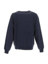 Logo Patch Crewneck Sweatshirt Navy - A.P.C. - BALAAN 3