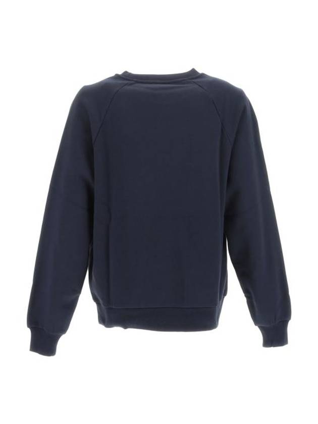 Logo Patch Crewneck Sweatshirt Navy - A.P.C. - BALAAN 3