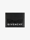 Logo 4G Card Wallet Black - GIVENCHY - BALAAN 4