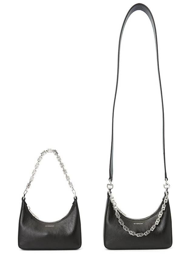 Moon Cut-out Chain Small Shoulder Bag Black - GIVENCHY - BALAAN 8