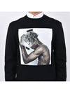 Gypsum Tattoo Printing Neoprene Sweatshirt 330F - NEIL BARRETT - BALAAN 4