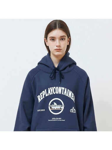 RC city hoodie SYDNEY navy - REPLAYCONTAINER - BALAAN 1