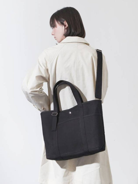 Paseo Canvas Basic Tote Black - BUTDEEP - BALAAN 1