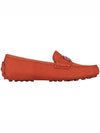 Gancini Driving Shoes Orange - SALVATORE FERRAGAMO - BALAAN 5