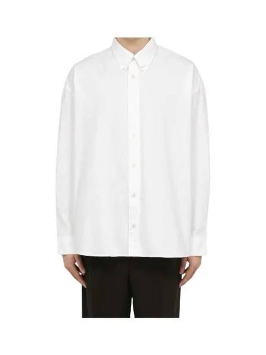 24 RUSKIN BUTTON DOWN SHIRT white 1152 - STUDIO NICHOLSON - BALAAN 1