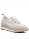 Alumni Eco Nylon Sneaker Tonal White Fun Mix - THOM BROWNE - BALAAN 3