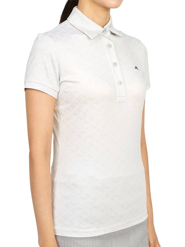 Golf Alaya Jacquard Polo GWJT07569 U053 Women's Alaya Jacquard Polo - J.LINDEBERG - BALAAN 4