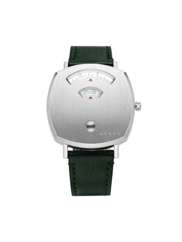 Grip Leather Watch Green - GUCCI - BALAAN 1