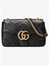 GG Marmont Matelasse Medium Shoulder Bag Black - GUCCI - BALAAN 2