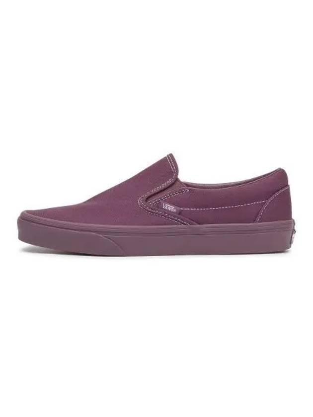 Classic Slip On Pastel Mono Plum Wine - VANS - BALAAN 1