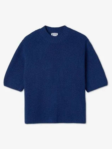 Short sleeve knit electric blue CRTWXKNW002KNT016EBL - SUNNEI - BALAAN 1