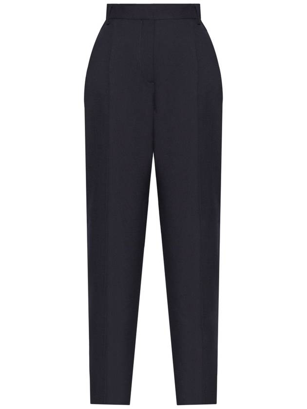 Officine Generale Pleated Trousers, Women's, Navy Blue - OFFICINE GENERALE - BALAAN 1