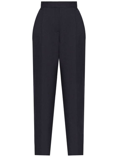 Officine Generale Pleated Trousers, Women's, Navy Blue - OFFICINE GENERALE - BALAAN 1