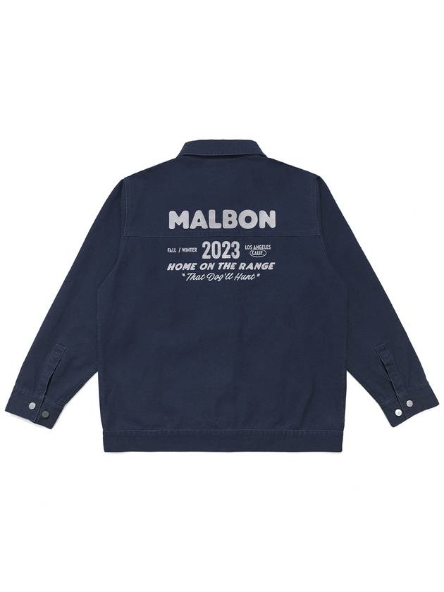 Home on the Range Shirt Jacket NAVY - MALBON GOLF - BALAAN 2